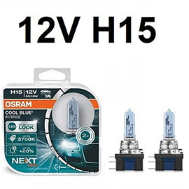 AUTO SIJALICA 64176CBN-HCB 12V H15 COOL BLUE INTENSE DUO BOX NEXT GENERATION OSRAM
