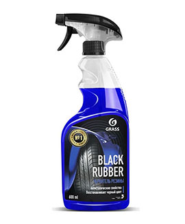 SREDSTVO NA BAZI VODE ZA ZATAMNJIVANJE GUMA BLACK RUBBER  600ML 110384 GRASS