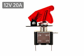 TOP GUN PREKIDAC 12V 20A CRVENI 58094  CARMOTION