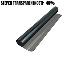 FOLIJA ZA STAKLO 50X300 SVETLO CRNA PROZIRNOST 40% 58186 CARMOTION