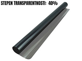 FOLIJA ZA STAKLO 75X300 SVETLO CRNA PROZIRNOST 40% 58193 CARMOTION