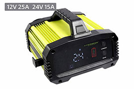 PUNJAC AKUMULATORA 12V 25A 24V 15A START FUNKCIJA 58699  CARMOTION