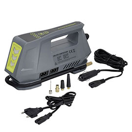 KOMPRESOR 12V AC 230V 10 BAR AUTOMATSKI  DIGITALNI MANOMETAR LED SVETLO 63340 CARMOTION