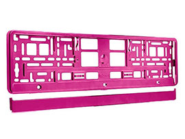 OKVIR ZA TABLICU METALIK 520X114 ROZE 63453  CARMOTION
