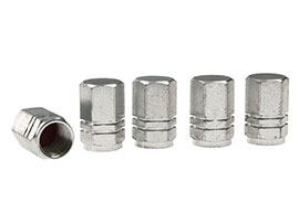 CEPOVI VENTILA ALUMINIJUMSKI SREBRNI 5 KOM 63476SI CARMOTION