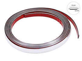 DEKORATIVNA TRAKA HROM 21MMX5M 63767  CARMOTION