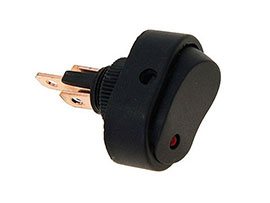 TASTER PREKIDAC SA CRVENIM LED INDIKATOROM MAX 30A 86109 CARMOTION