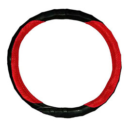 OBLOGA VOLANA CRNO CRVENA MREZICA 36-38CM 0906