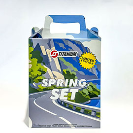 TITANIUM SPRING SET(TWIST PESKIR,FELINO,MOSQUITO,MONACO) 1 SET 8060