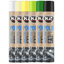 SPREJ ZA KOKPIT K2 POLO 300ML – CISTI, STITI I OBNAVLJA POVRSINE K403