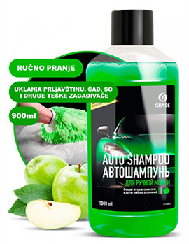 AUTO SAMPON ZA RUCNO PRANJE AUTOMOBILA SA MIRISOM JABUKE 900ML 111100-2 GRASS