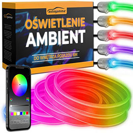 LED AMBIJENTALNA TRAKA ZA AUTO 6M AKC-290 AUTOGAMMA