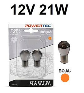 AUTO SIJALICA P21W BA15S 12V CHROM PTZCH19-02B M-TECH