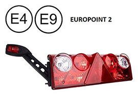 STOP LAMPA EUROPOINT 2 LEVA 24V STANDARDNE SIJALICE WTL103 M-TECH